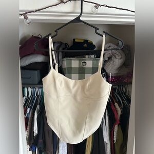 Cream Corset Style Top
